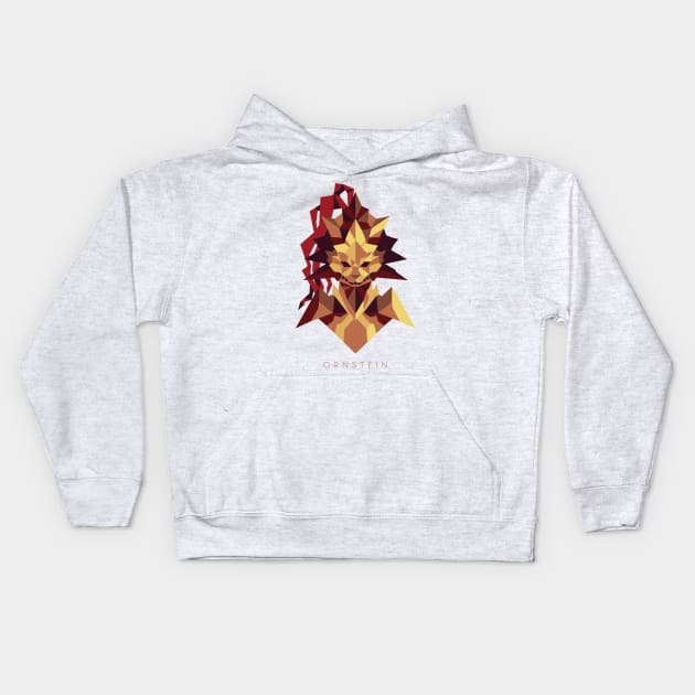 Dragonslayer Ornstein Kids Hoodie by nahamut